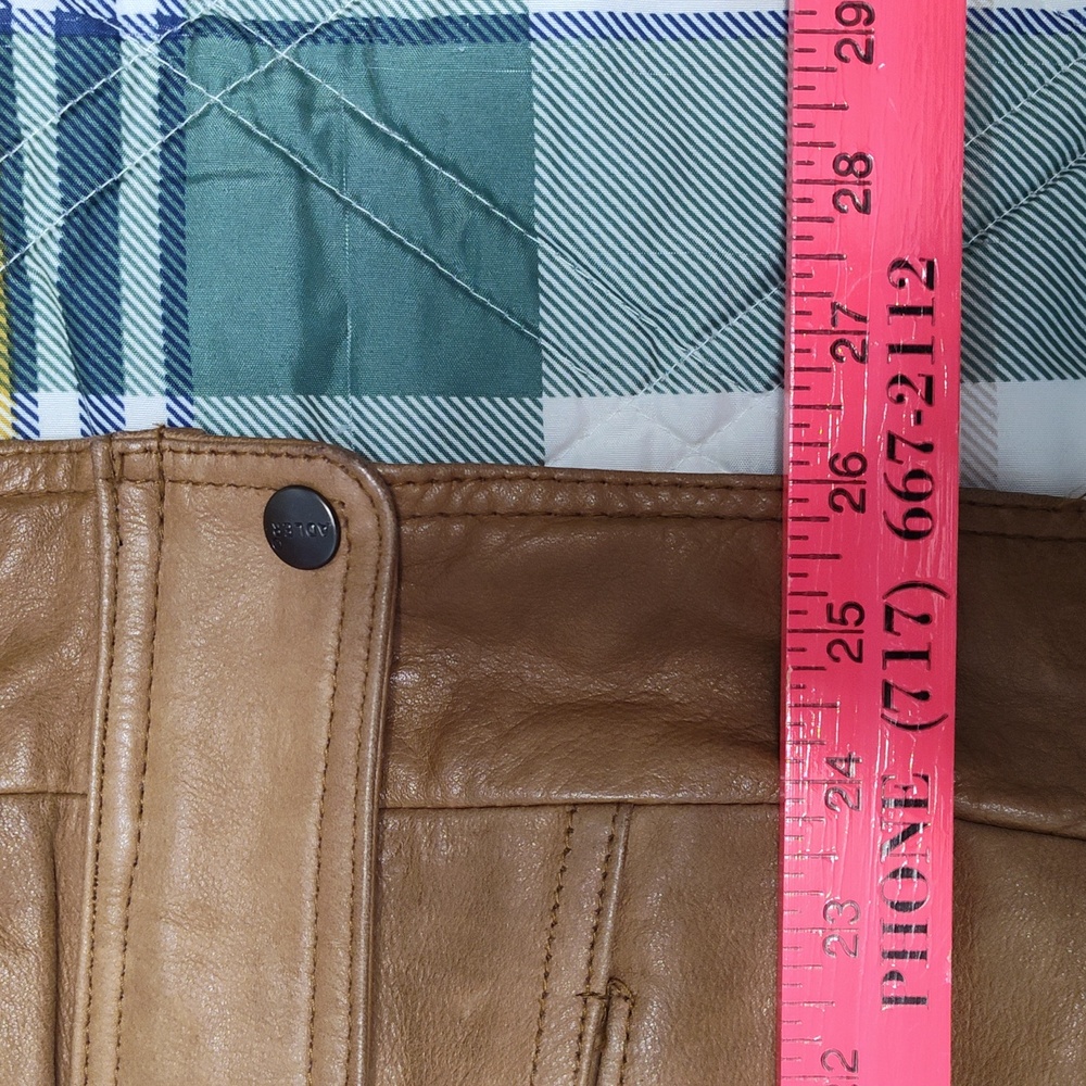Genuine Brown Leather Jacket by Exploration - Picture 13 of 16